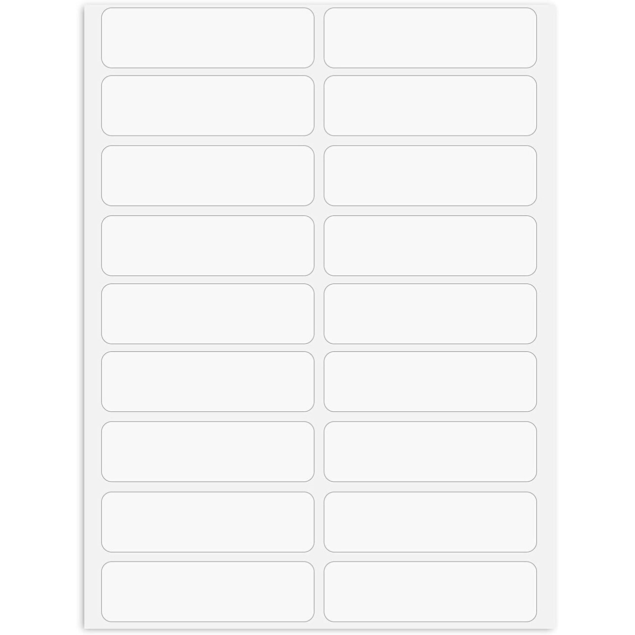 180-Pack Clothing Labels with Self Adhesive Back, Washer & Dryer Safe, No Iron Needed, White